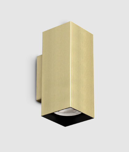 Applique quadrata moderna altezza 15cm o 30cm