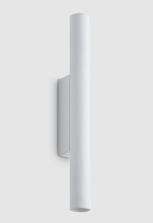 Lampada da parete led moderna bianco nero e ottone