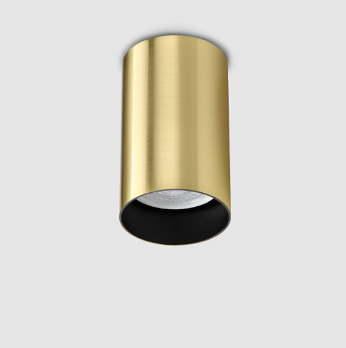 Plafoniera moderna in metallo diametro 60cm nero ottone e bianco