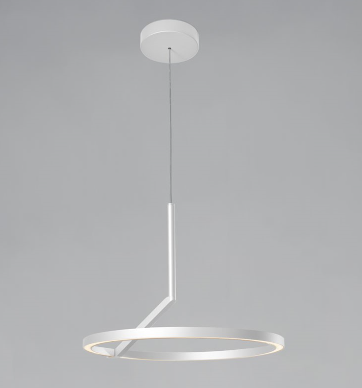 Sospensione moderna bianca nera titanio sabbia bronzo diametro 60cm