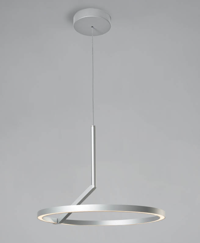 Sospensione moderna bianca nera titanio sabbia bronzo diametro 60cm