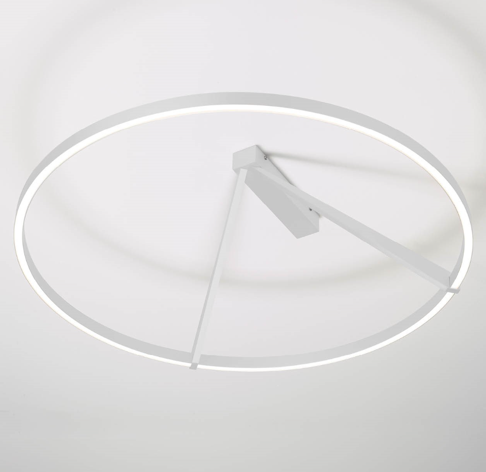 Moderne, dimmbare LED-Deckenleuchte (51 W, 3000–4000 K), Durchmesser 80 cm