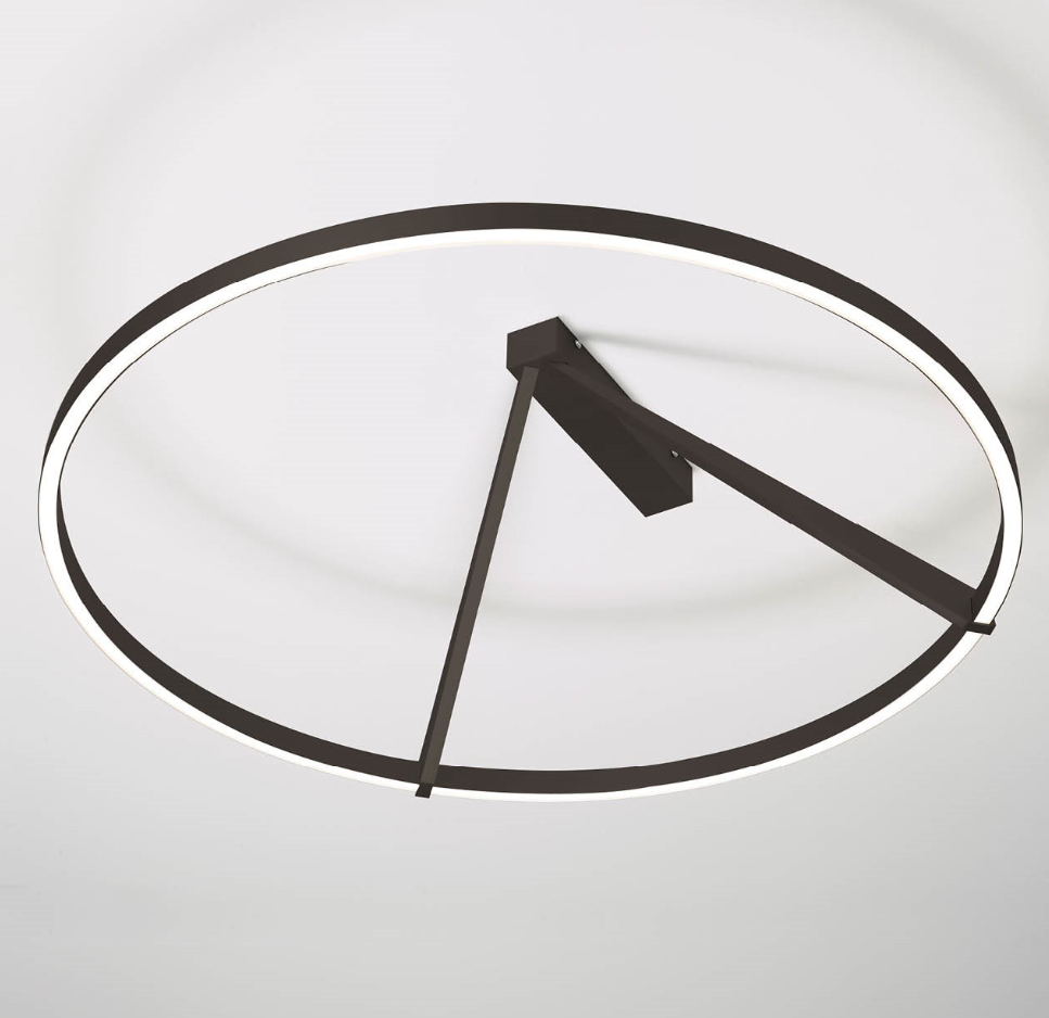 Moderne, dimmbare LED-Deckenleuchte (51 W, 3000–4000 K), Durchmesser 80 cm