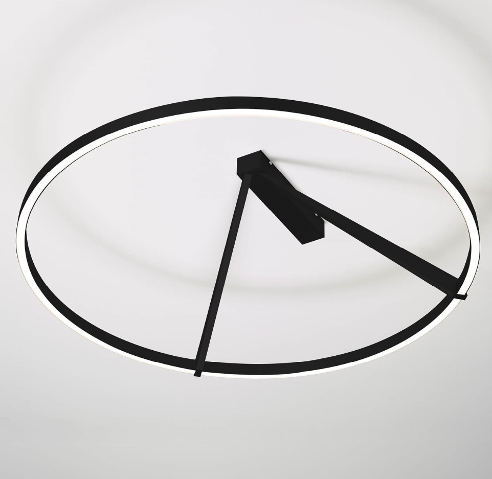Moderne, dimmbare LED-Deckenleuchte (51 W, 3000–4000 K), Durchmesser 80 cm