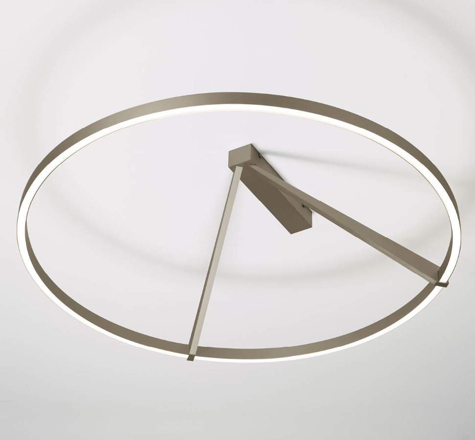 Moderne, dimmbare LED-Deckenleuchte (51 W, 3000–4000 K), Durchmesser 80 cm