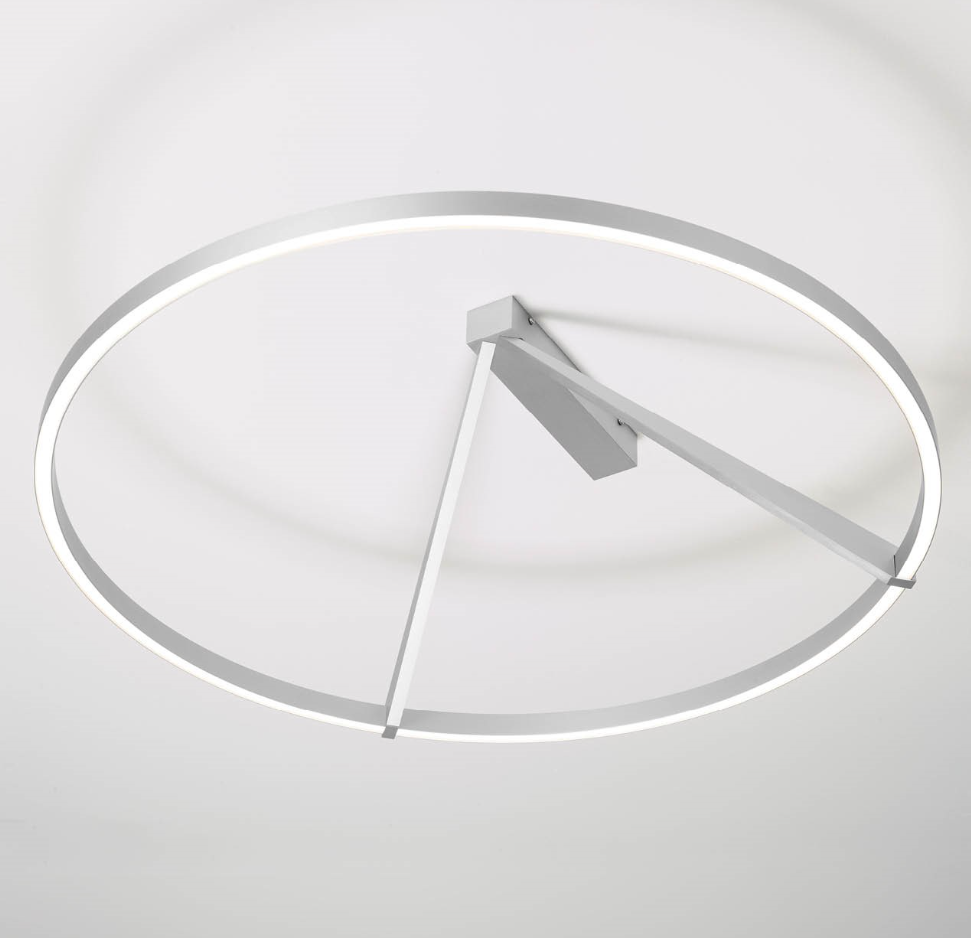 Moderne, dimmbare LED-Deckenleuchte (51 W, 3000–4000 K), Durchmesser 80 cm