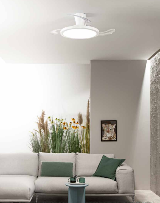 Ventilatore da soffitto con luce led dimmerabile e RGB