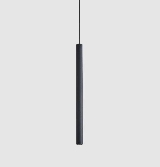 Sospensione led in metallo moderna nero oro e ottone Diametro 1,6cm