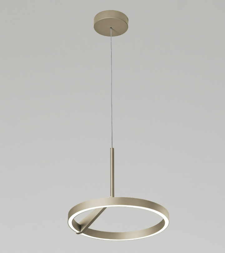 Sospensione per salotto nero titanio bronzo sabbia bianco diametro 33cm