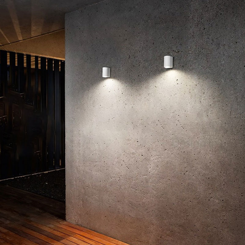 Applique da esterno GU10 IP44 luce monoemissione cilindro