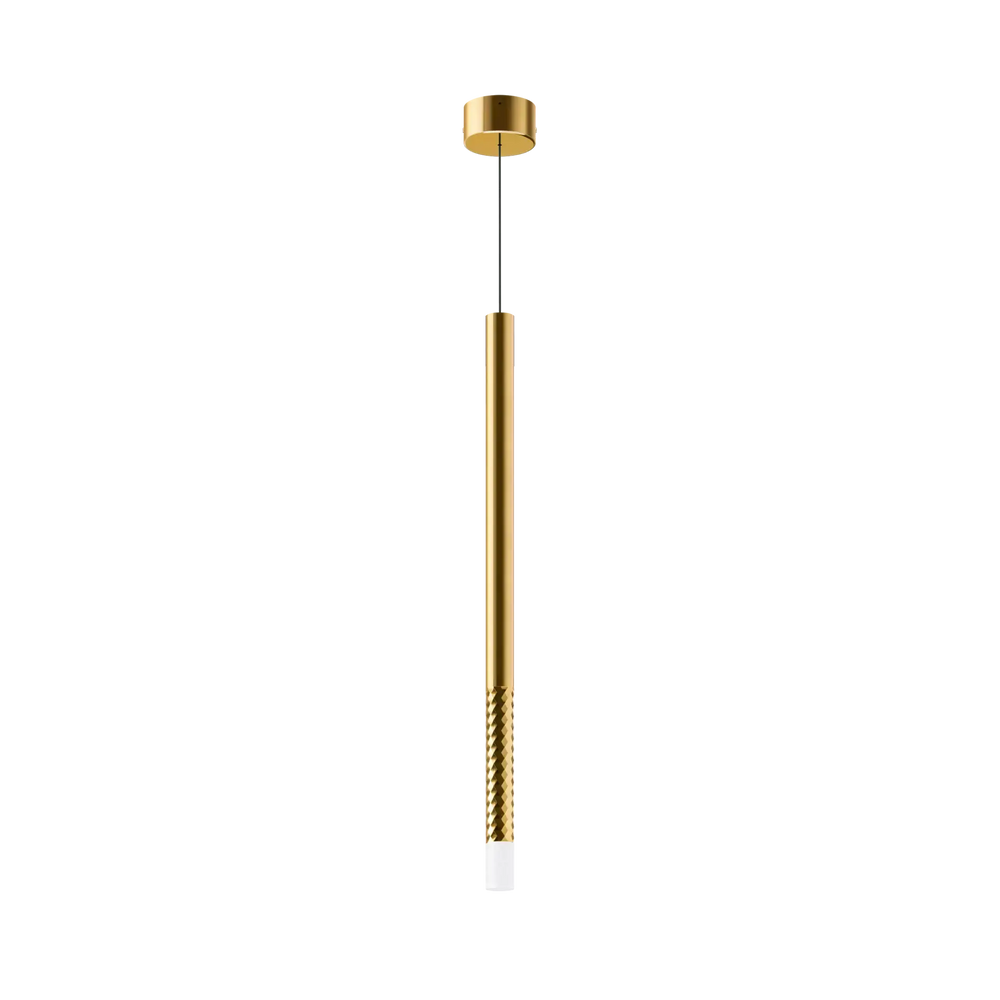 Linea light Puccini Sospensione moderna a tubo led altezza 50cm