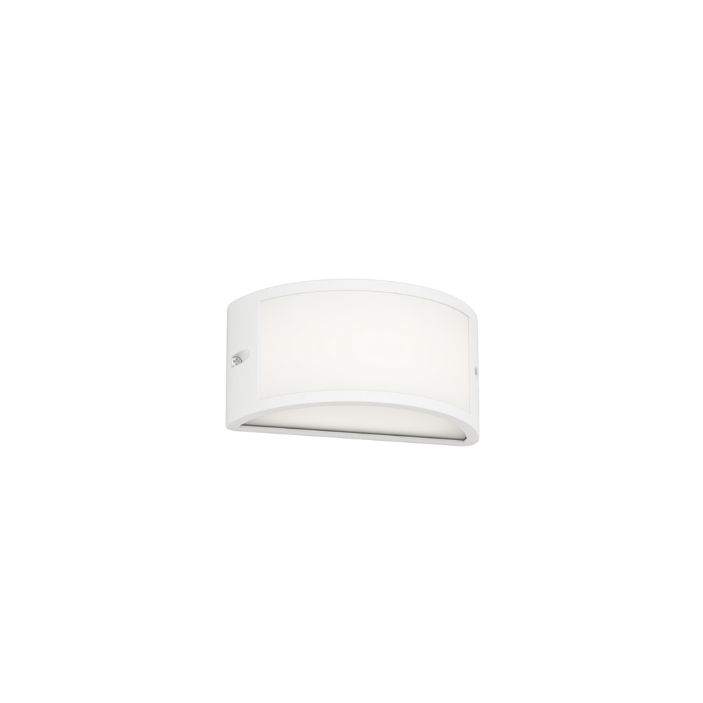Applique da esterno in alluminio design curvo protezione ip65