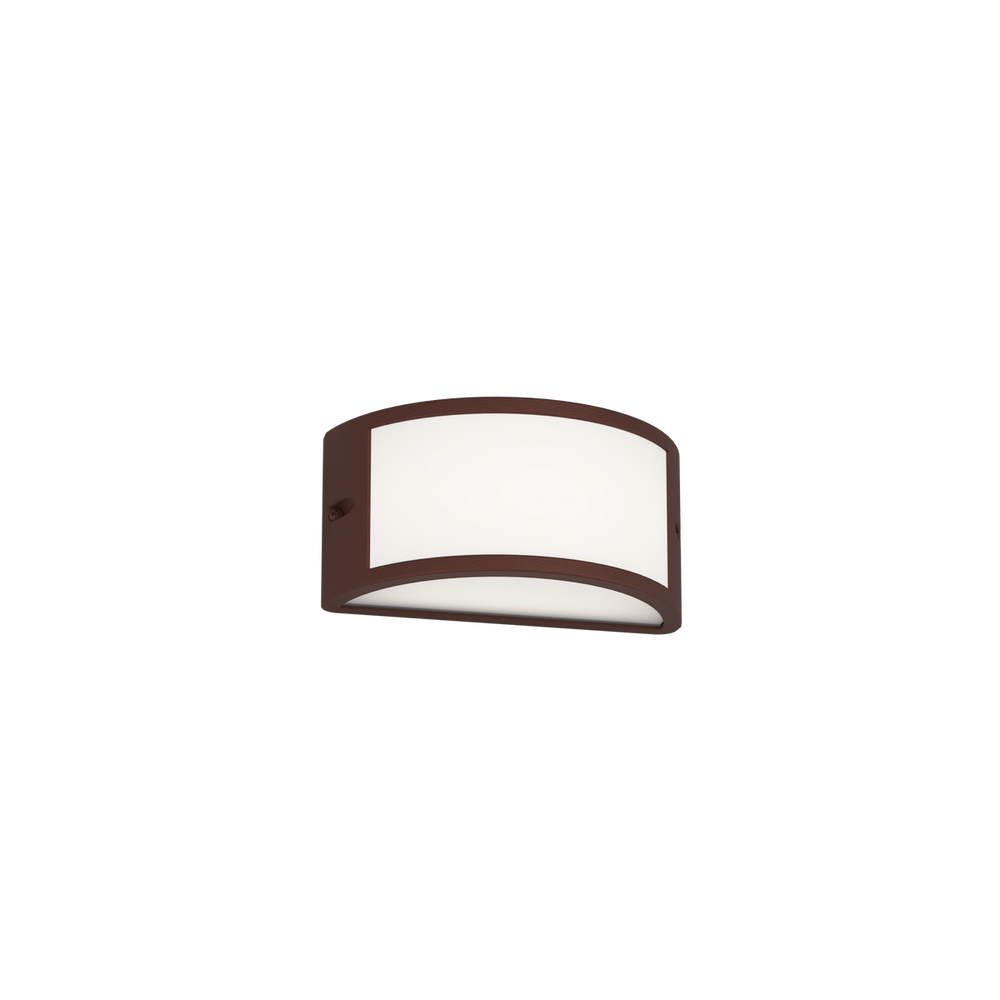 Applique da esterno in alluminio design curvo protezione ip65
