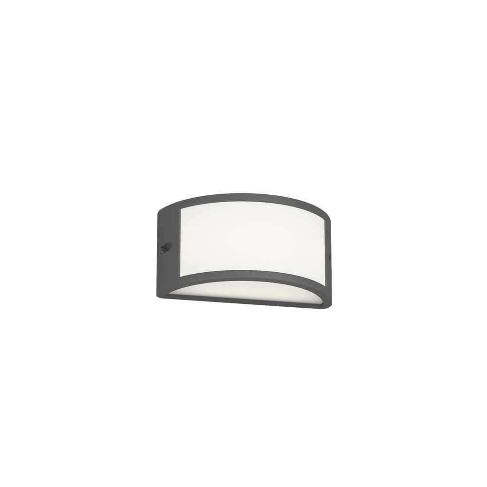 Applique da esterno in alluminio design curvo protezione ip65