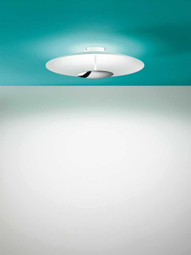 Linea Light plafoniera Horizon LED a forma di disco