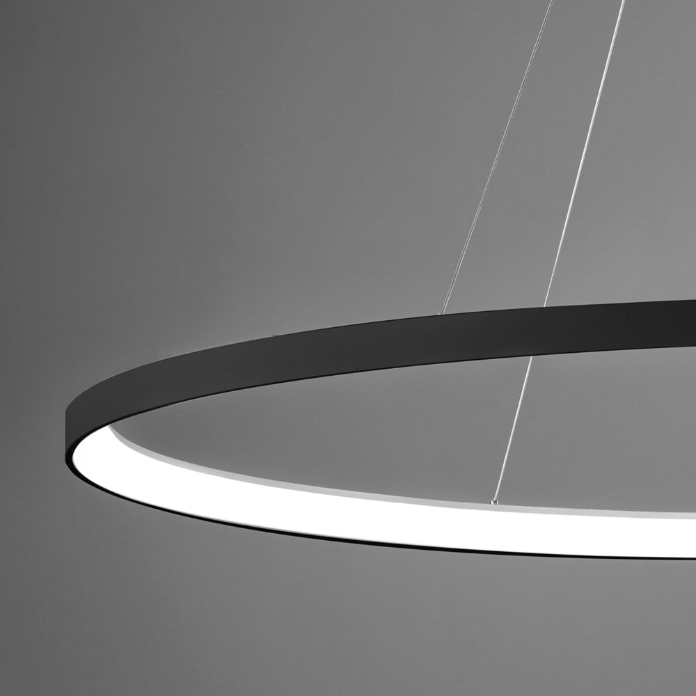 Sospensione colore bronzo in alluminio led stile moderno