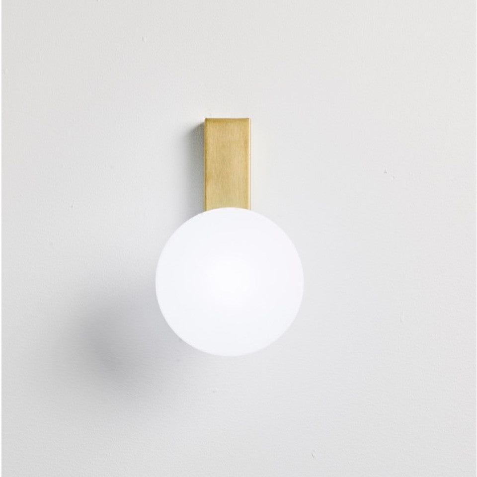 Applique da parete per interno oro led 1 luce bianco caldo