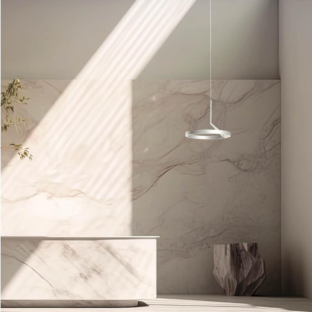 Sospensione per salotto nero titanio bronzo sabbia bianco diametro 33cm