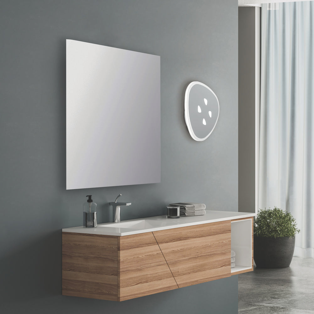 Moderne 36-W-LED-Deckenleuchte aus weißem Acryl für den Innenbereich