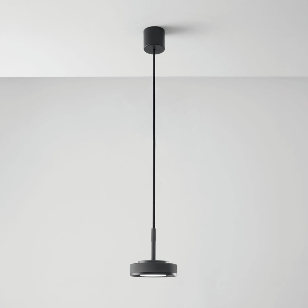 Lampada a sospensione singola moderna antracite GX53