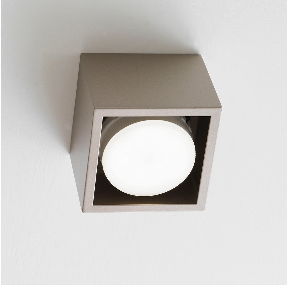 Faretto da soffitto singolo moderno sabbia nero bianco larghezza 10cm