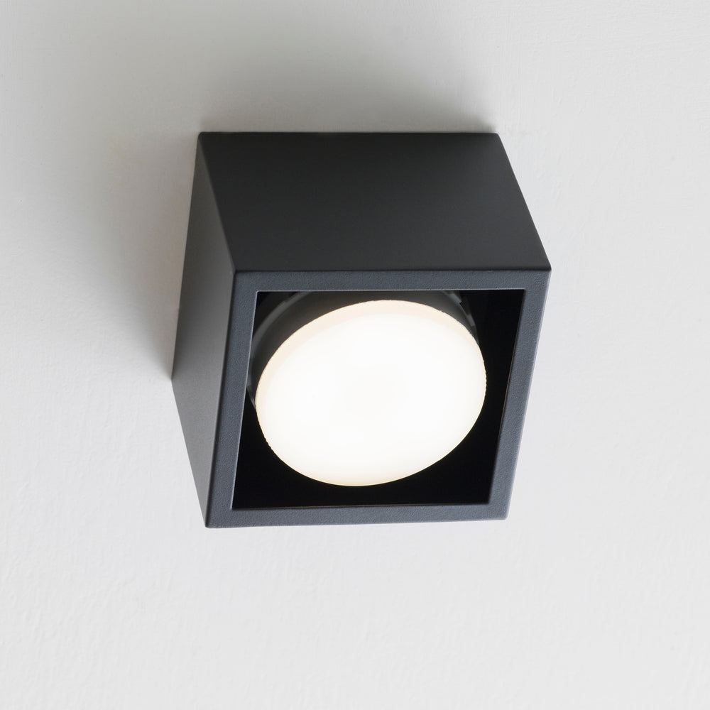 Faretto da soffitto singolo moderno sabbia nero bianco larghezza 10cm