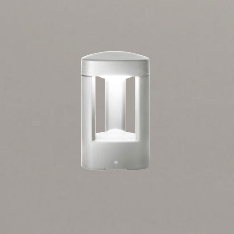 Moderne Gartenlaterne IP54 LED GX53 metallic grau