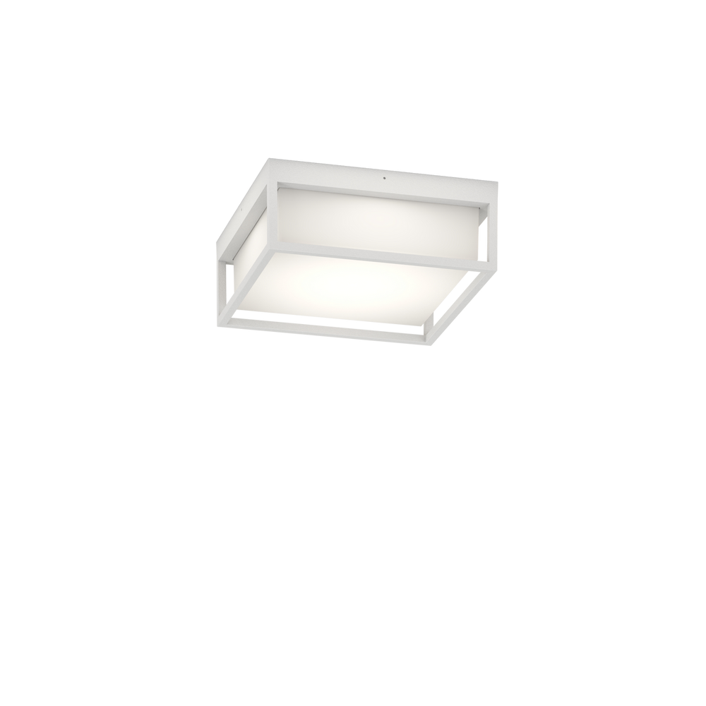 Plafoniera da esterno quadrata moderna alluminio protezione ip54