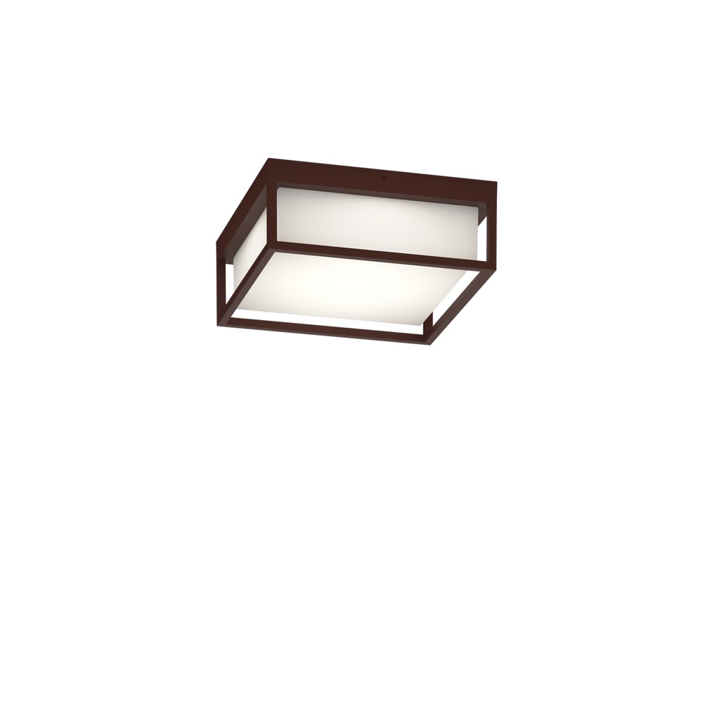 Plafoniera da esterno quadrata moderna alluminio protezione ip54