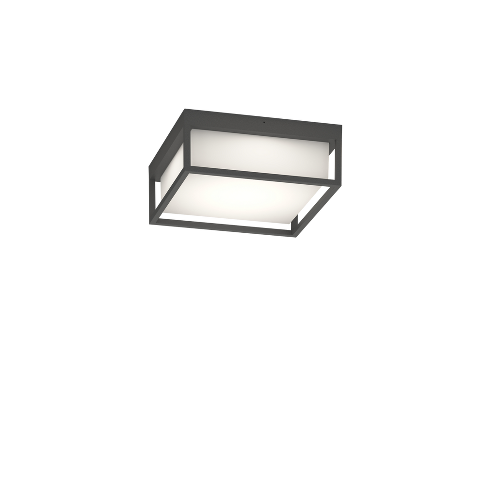Plafoniera da esterno quadrata moderna alluminio protezione ip54