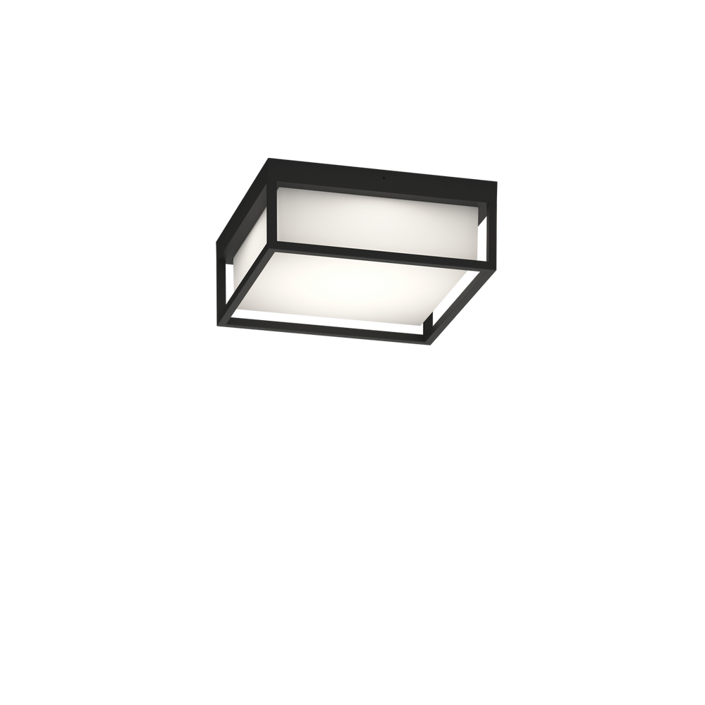 Plafoniera da esterno quadrata moderna alluminio protezione ip54