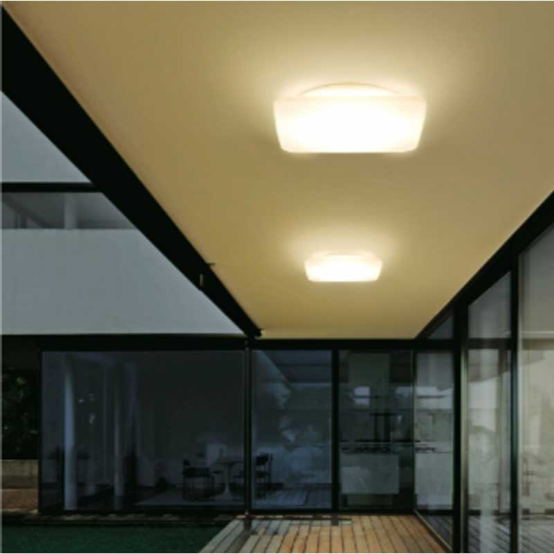 Externe Deckenleuchte mit Sensor von Linea Light Mywhite 7808S 16W IP65