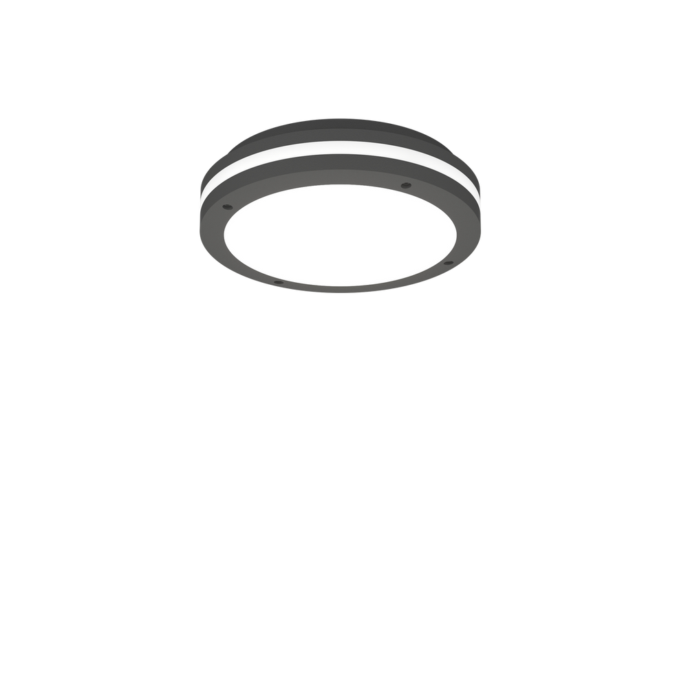 Plafoniera da esterno moderna in alluminio lampadina E27 ip54