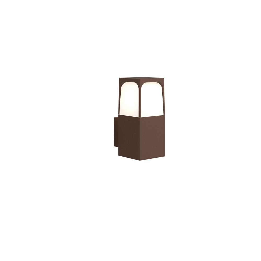 Applique da esterno moderna antracite o corten lampadina E27 ip54