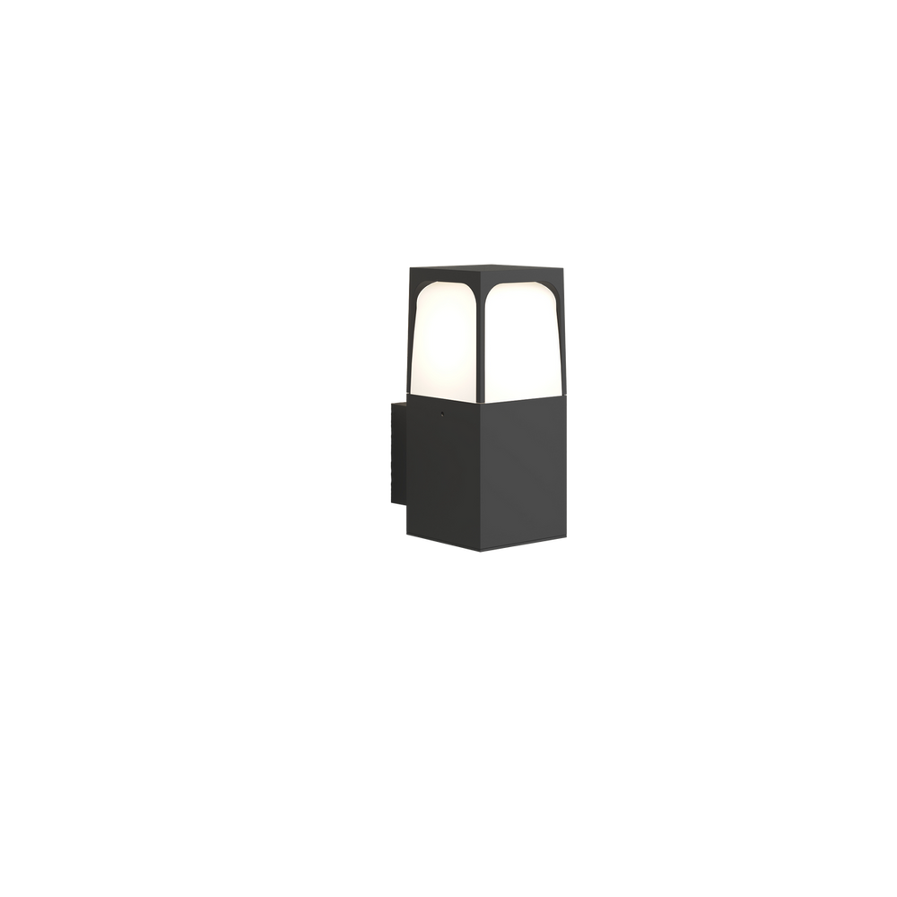 Applique da esterno moderna antracite o corten lampadina E27 ip54