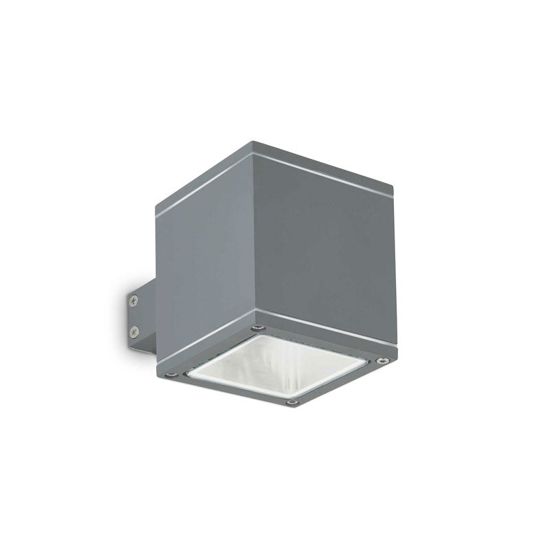 Applique per esterno ip44 giardino balcone veranda g9 tondo o quadrato