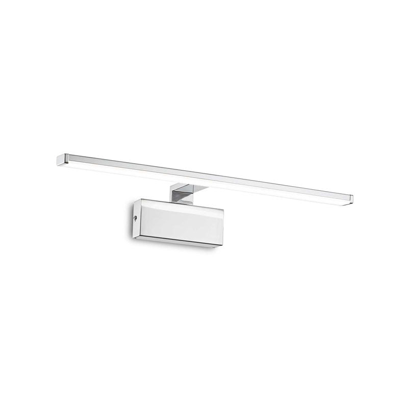 Applique da specchio o da bagno metallo cromo bianco ottone satinato