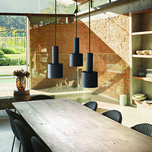 Lampadario moderno da cucina sospensione singola o trio lampade