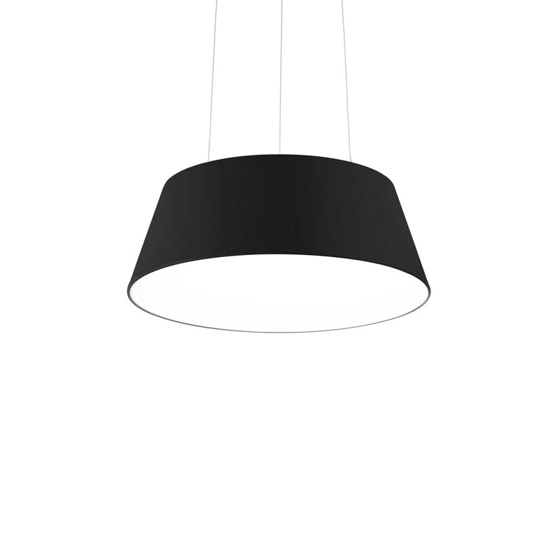 Lampadario moderno led per cucina o soggiorno paralume nero