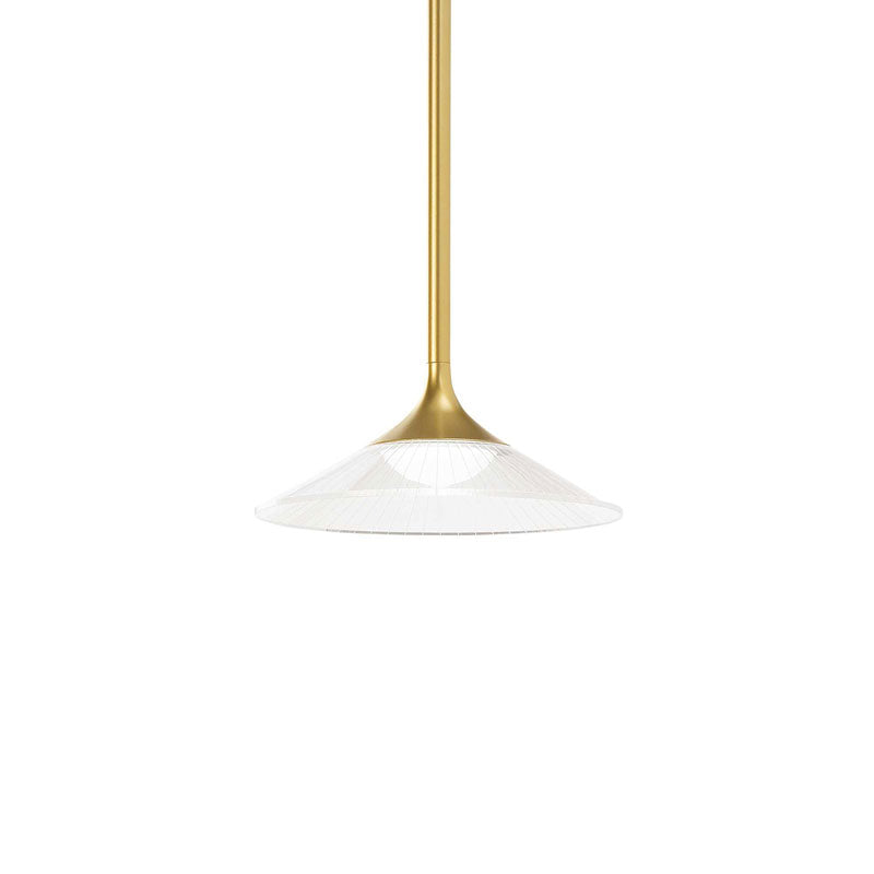 Lampadario moderno led 3000k metallo bianco oro o nero diametro 18cm