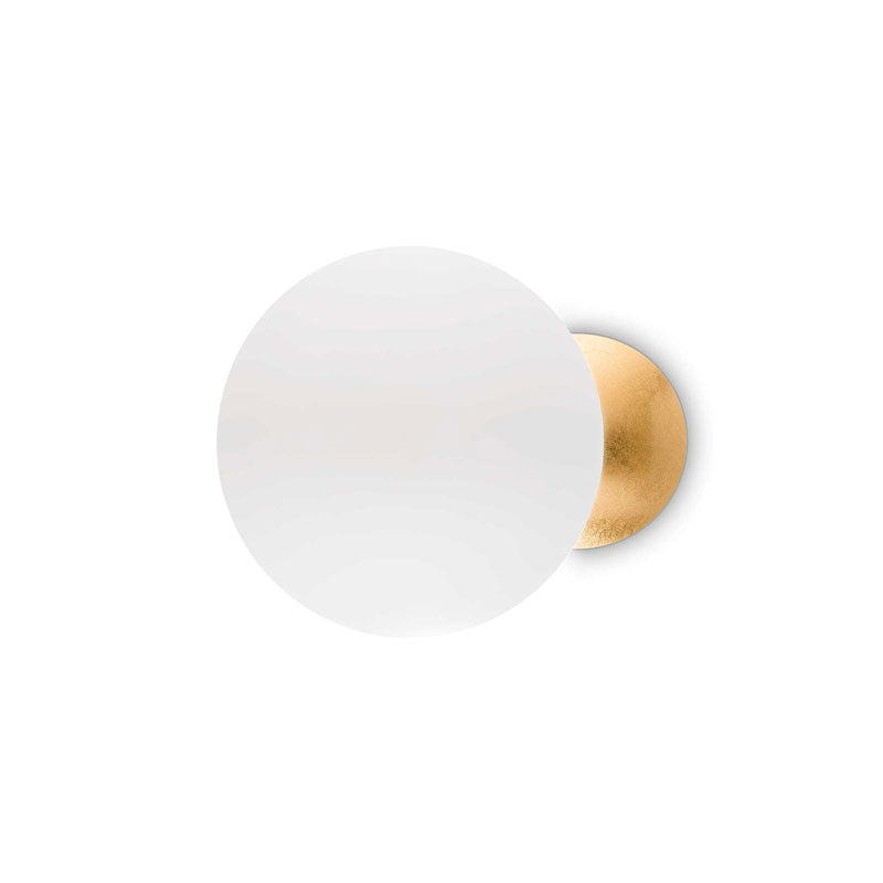 Applique led foglia oro lampada moderna diametro 30cm o 65cm