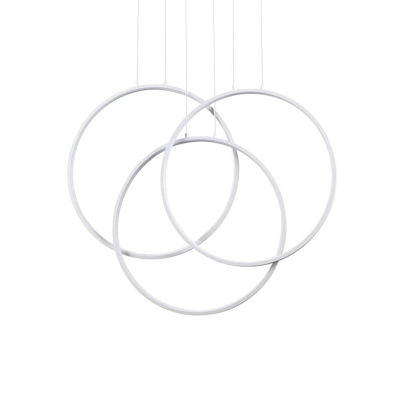 Lampadari moderni led forma quadrato rettangolo cerchio