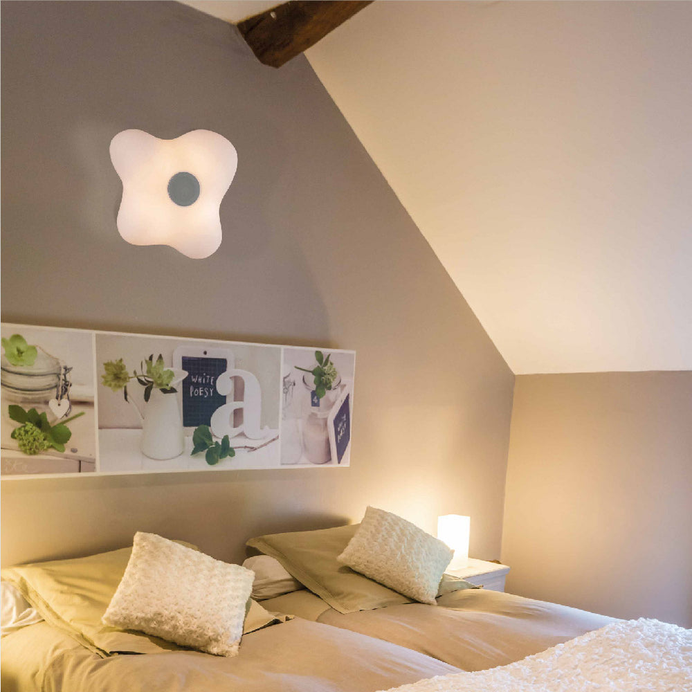 Plafoniera speaker con luce e audio via bluetooth lampada da soffitto