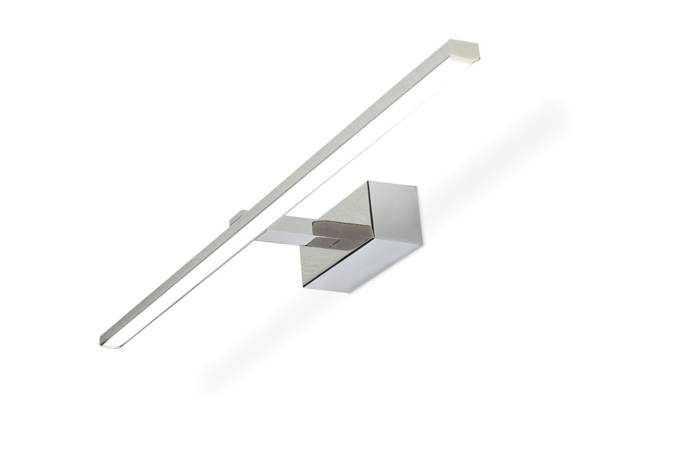Applique moderno da bagno in metallo lampada parete led monoemissione