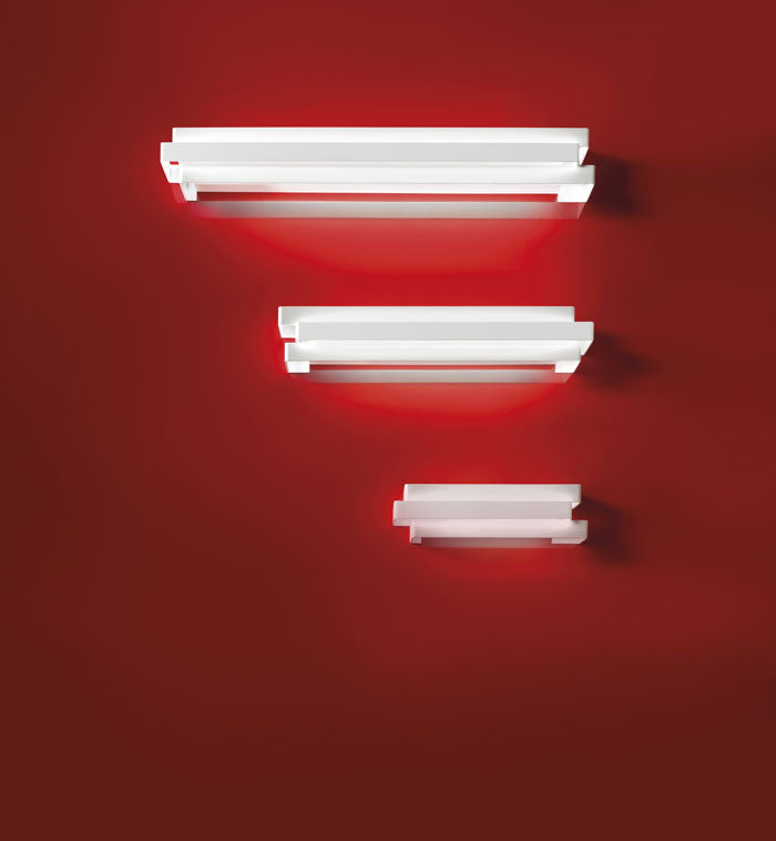Applique moderno metallo led switch lampada parete