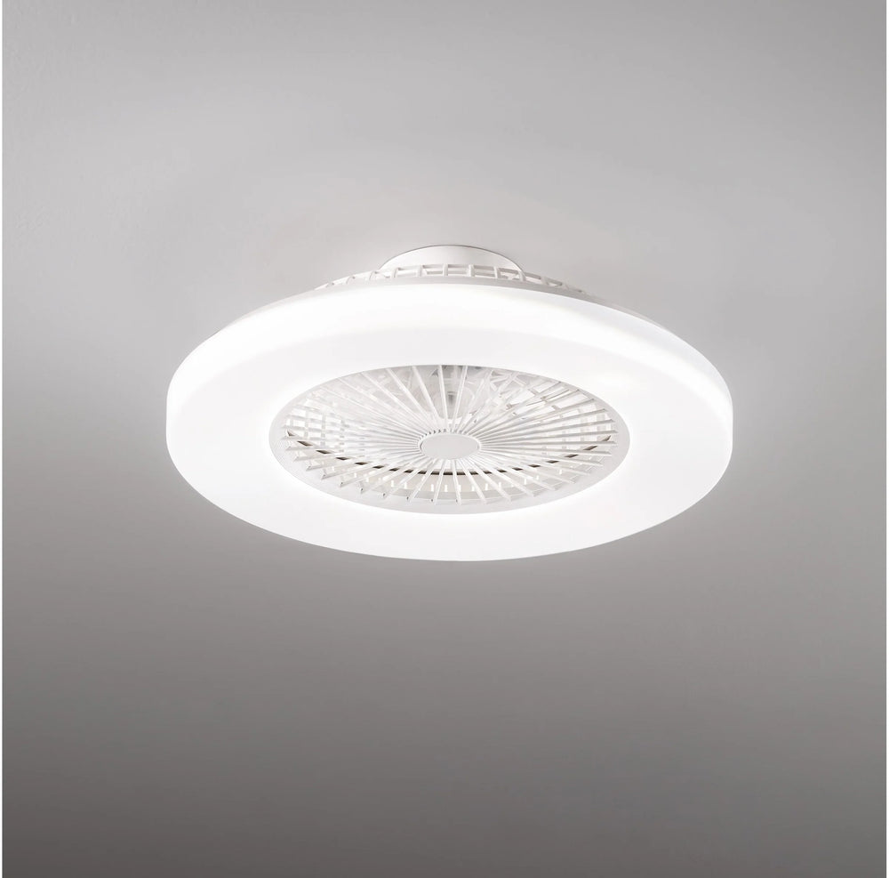 Ventilatore con luce moderno silenzioso led dimmerabile telecomando