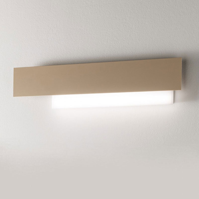 Applique LED design moderno bianco tortora e nero 40cm o 70cm
