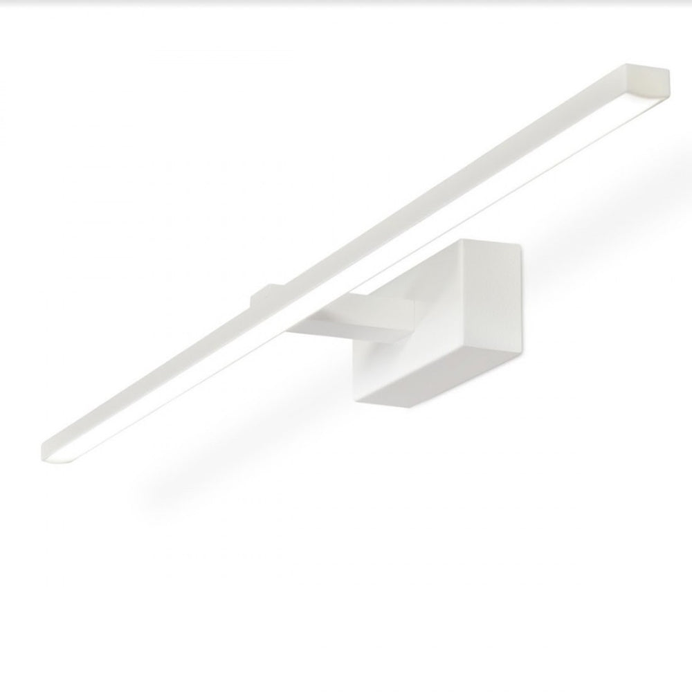 Applique da bagno moderno led in metallo lampada parete 84cm