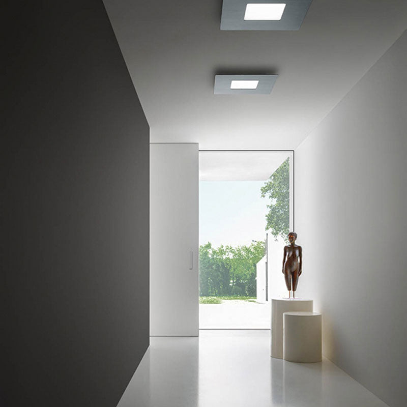 Plafoniera di design moderno led 3000k luce calda lampada quadrata