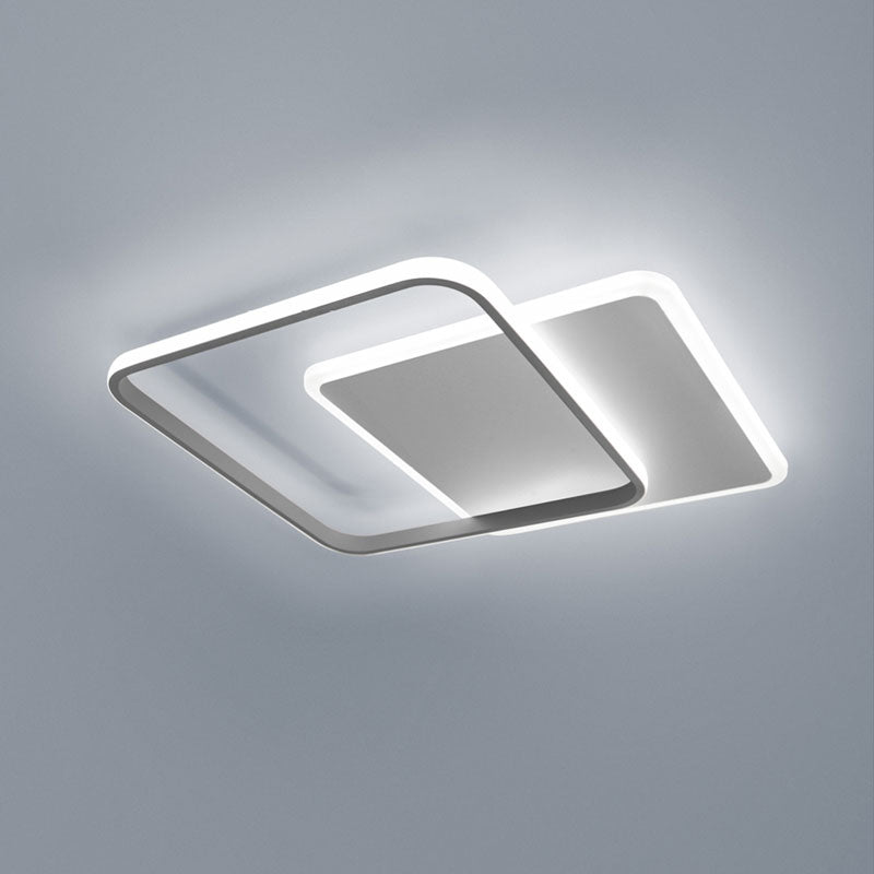 LED-Deckenleuchte 3000k 4000k quadratisches Design aus Aluminium